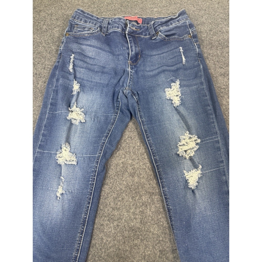 Wax Jean "Butt, I Love You!" Distressed Skinny Jeans Size 7